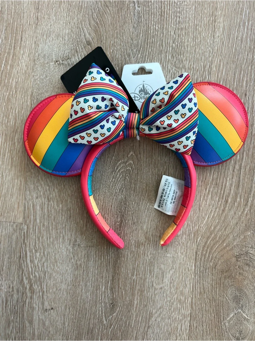 Disney Rainbow Ears Headband with Bow